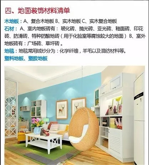 裝修材料用量的預(yù)算要點(diǎn)——工程項目勿漏掉