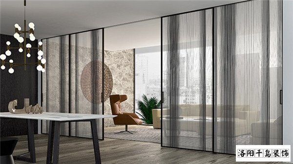 火遍洛陽裝修界的極窄邊移動門，越看越心動