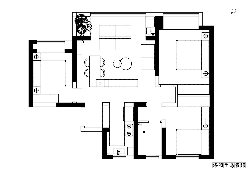 洛陽(yáng)建業(yè)定鼎府裝修設(shè)計(jì)圖
