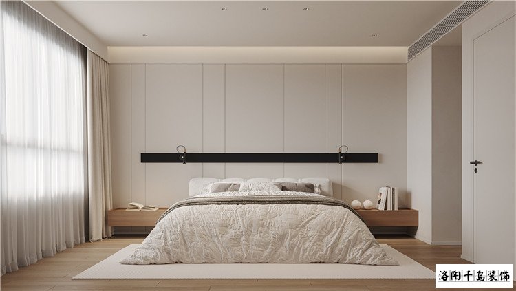 洛陽現(xiàn)代風(fēng)臥室裝修實(shí)景案例