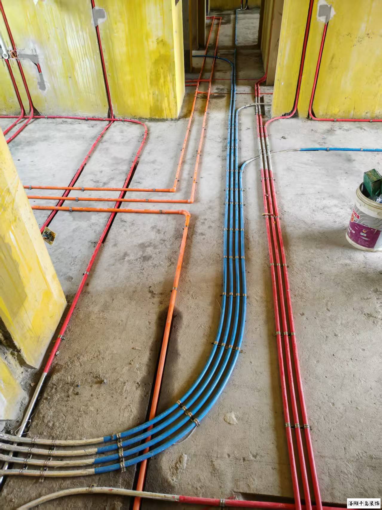 洛陽千島裝飾水電改造施工現(xiàn)場(chǎng)